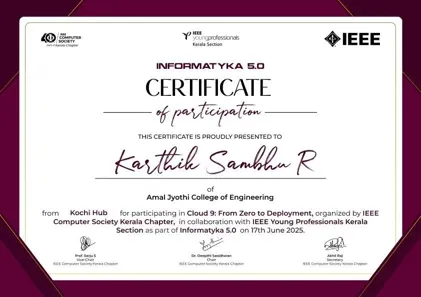 Certification